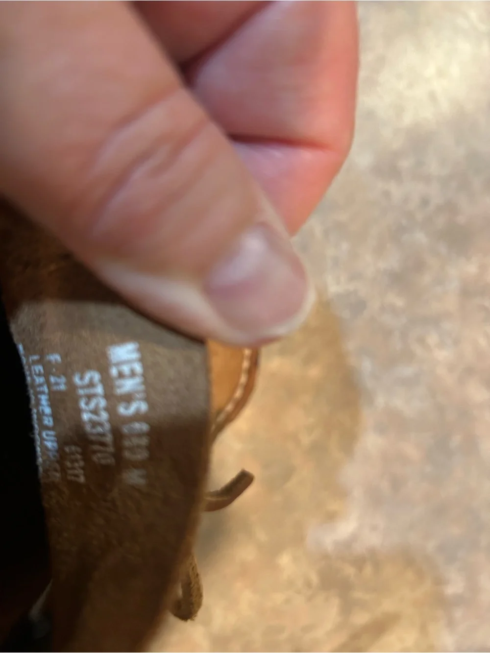 Sperry Brown Suede Men’s Top-Sider Boat Shoes with Orange Sole Size 8.